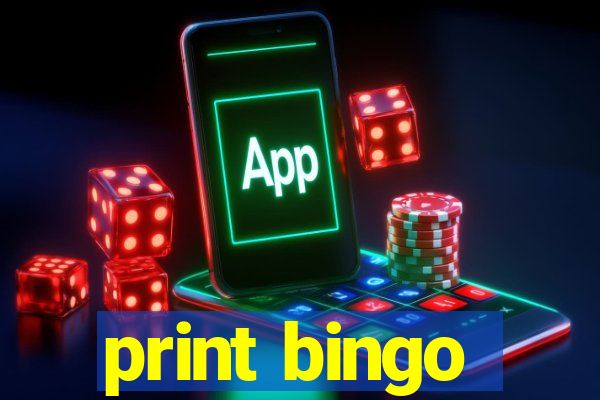 print bingo